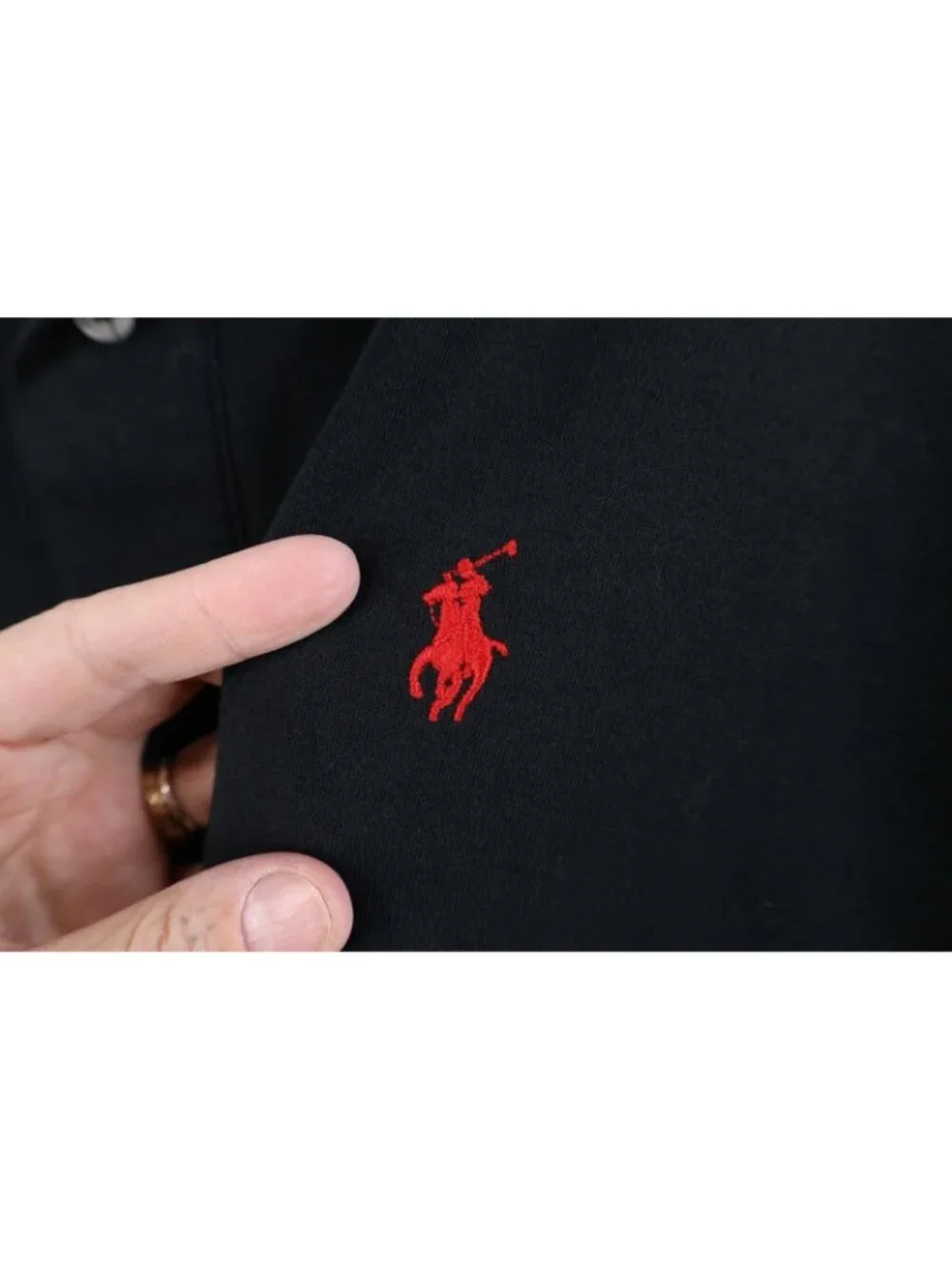 Vtg 90s Ralph Lauren Mens 2XL XXL Faded Soft Cotton Knit Golf Polo Shirt Black